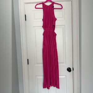 Pink Dress w/ Side Cutouts